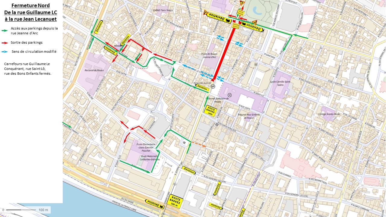 Plan de déviations