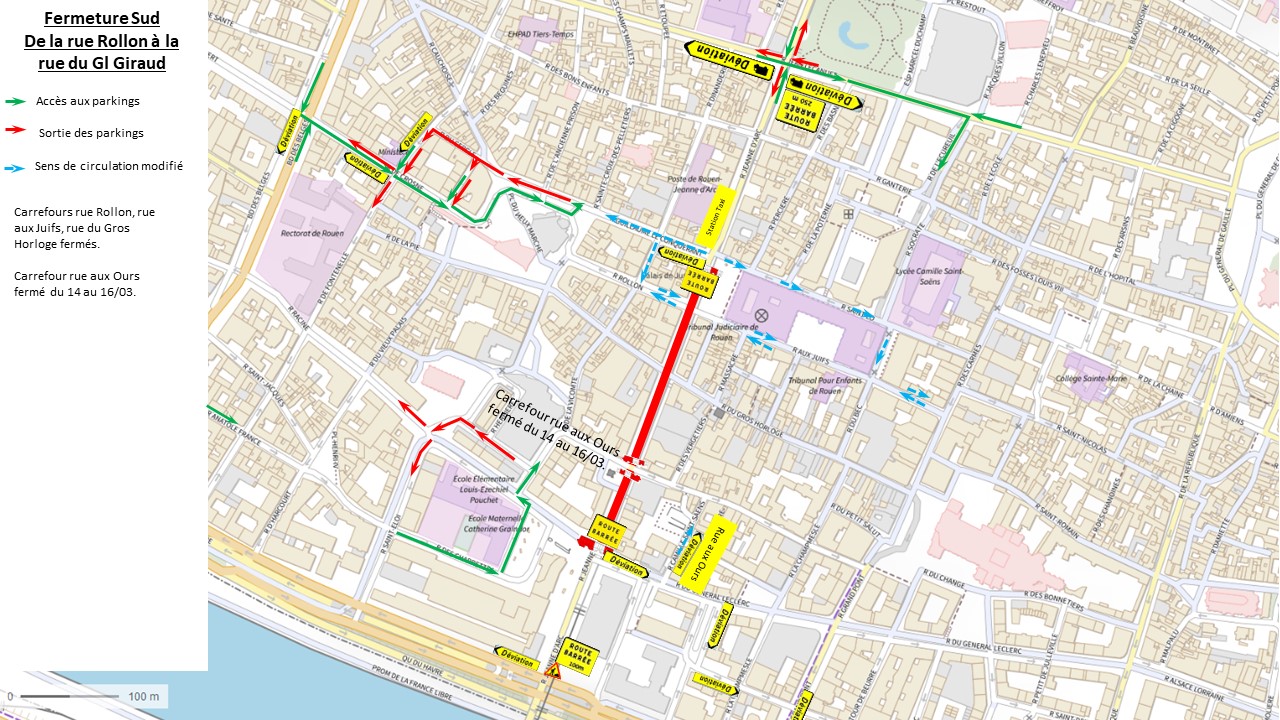 Plan de déviations Plan de déviations